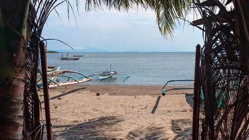 A beach.